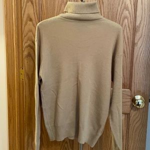 Tan soft knit men’s turtleneck